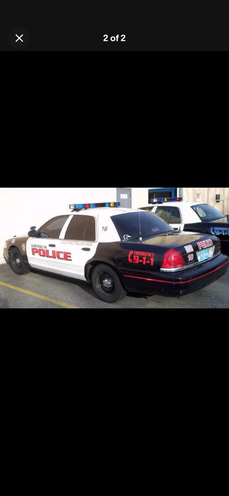 1/18 Scale LED Ready Whelen Edge United Kingdom Police Lightbar Blue Red 1812 UK15