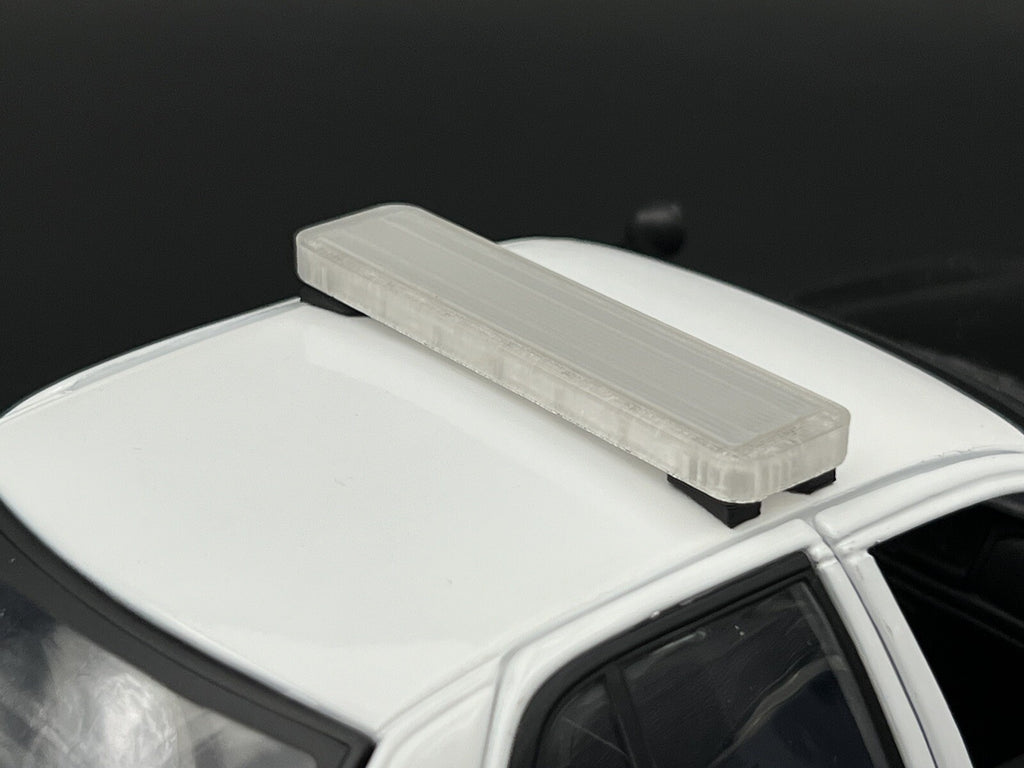 1/18 Scale Model LED Compatible Whelen Liberty Lightbar Police Motormax 1810C6