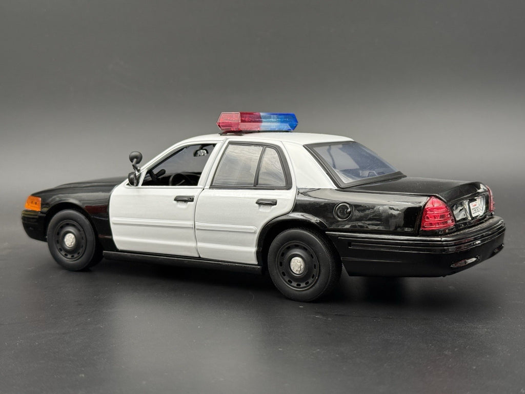 4 Pack 1/18 Scale Model 2005 Steel Wheel For Motormax Crown Victoria Police 18666
