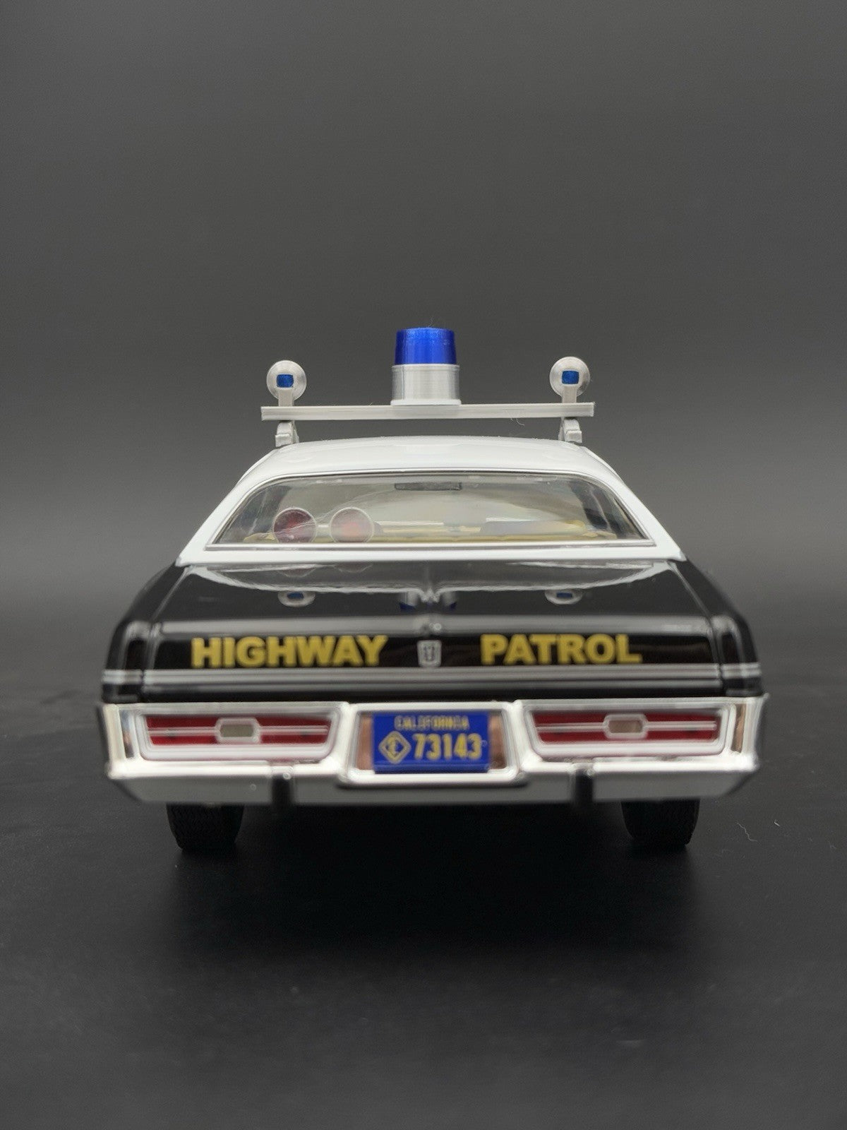 1/18 LED Ready Federal Visibar CJ 184 284 Blue Beacon Blue Lollipop Police Light8