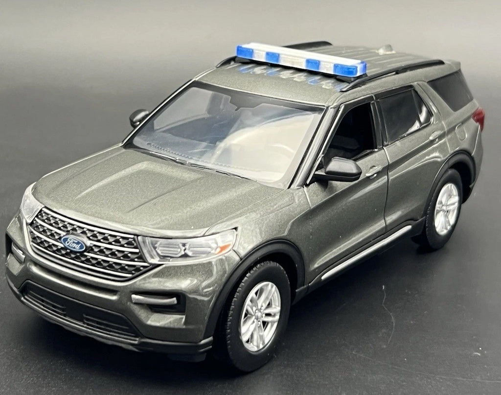 1/24 25 27 LED Ready Whelen Edge Maui Hawaii Honolulu Police Lightbar Blue Clear3