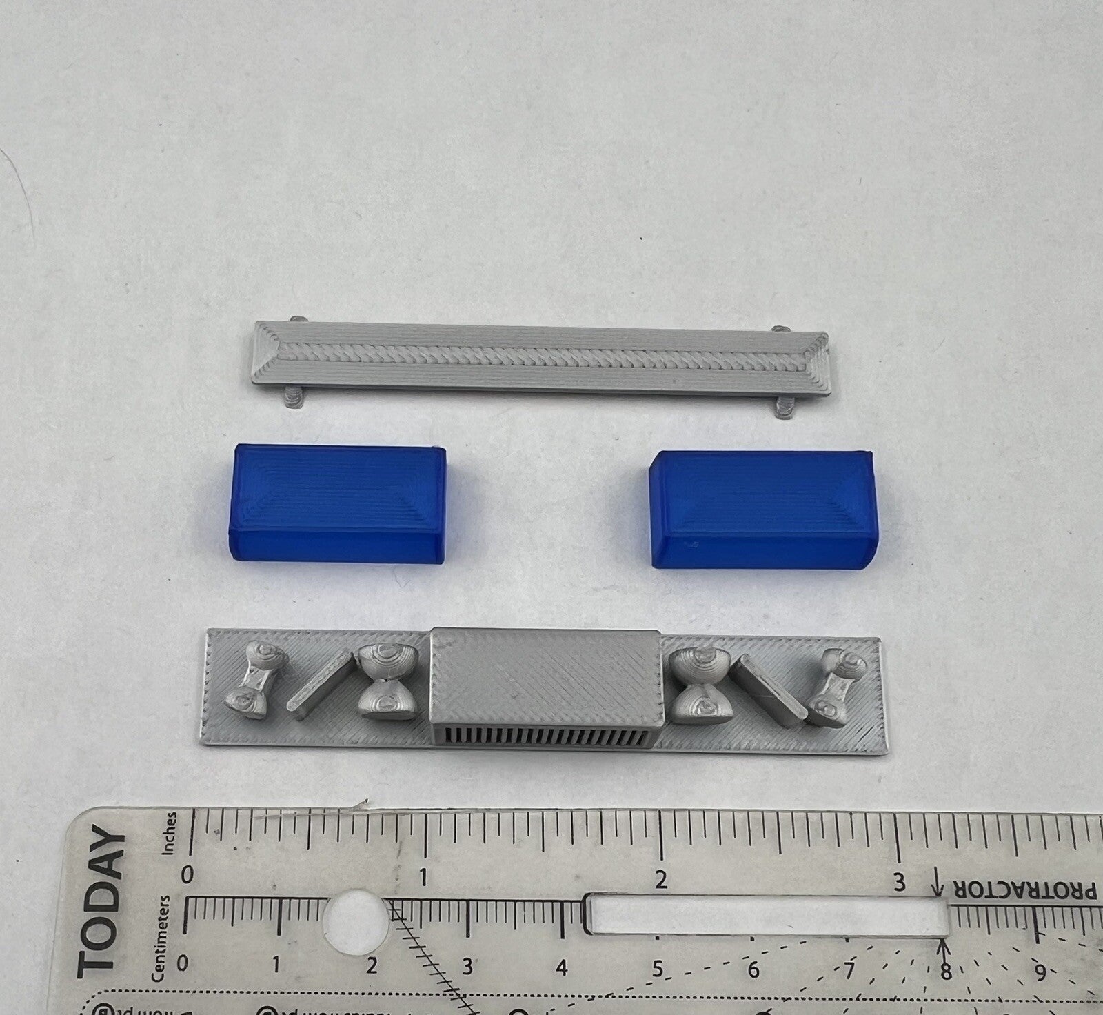 1/18 Blue Federal Signal Twinsonic Lightbar Police Sheriff State Highway Patrol1