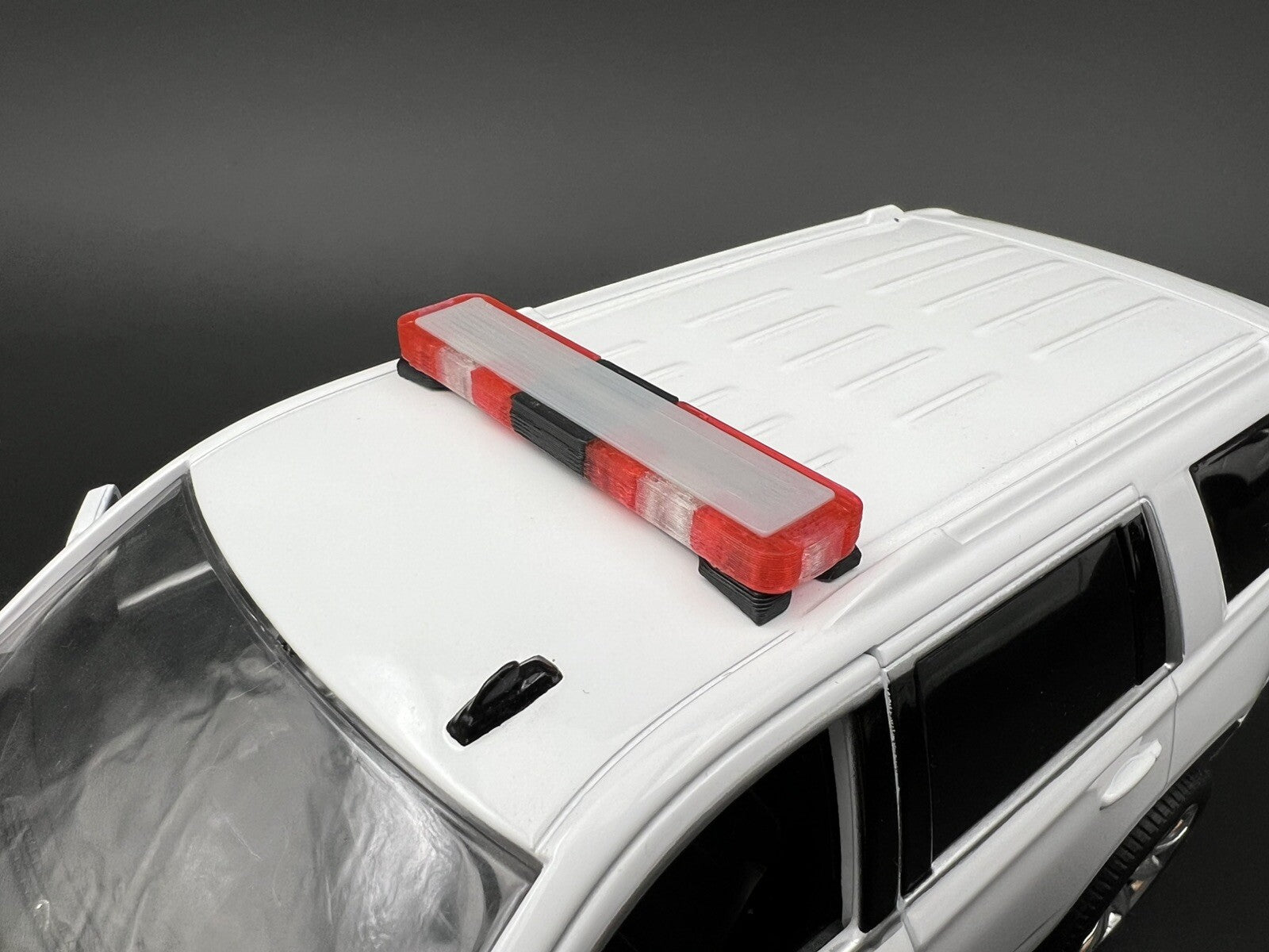 1/24 25 27 LED Ready Whelen Edge Lightbar Red Highway Patrol State Police Fire5