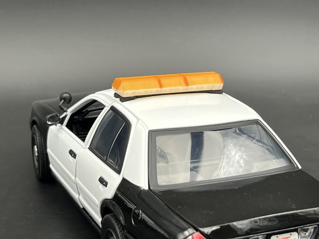 1/18 Scale Amber Code 3 MX7000 Lightbar W/ Internal Lens Security Work Park8
