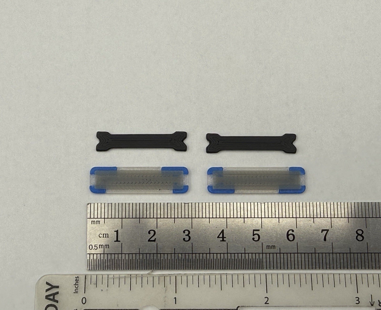 2 PACK 1/43 O Scale Model Whelen Liberty Blue Police Lightbar 4301 Hawaii1