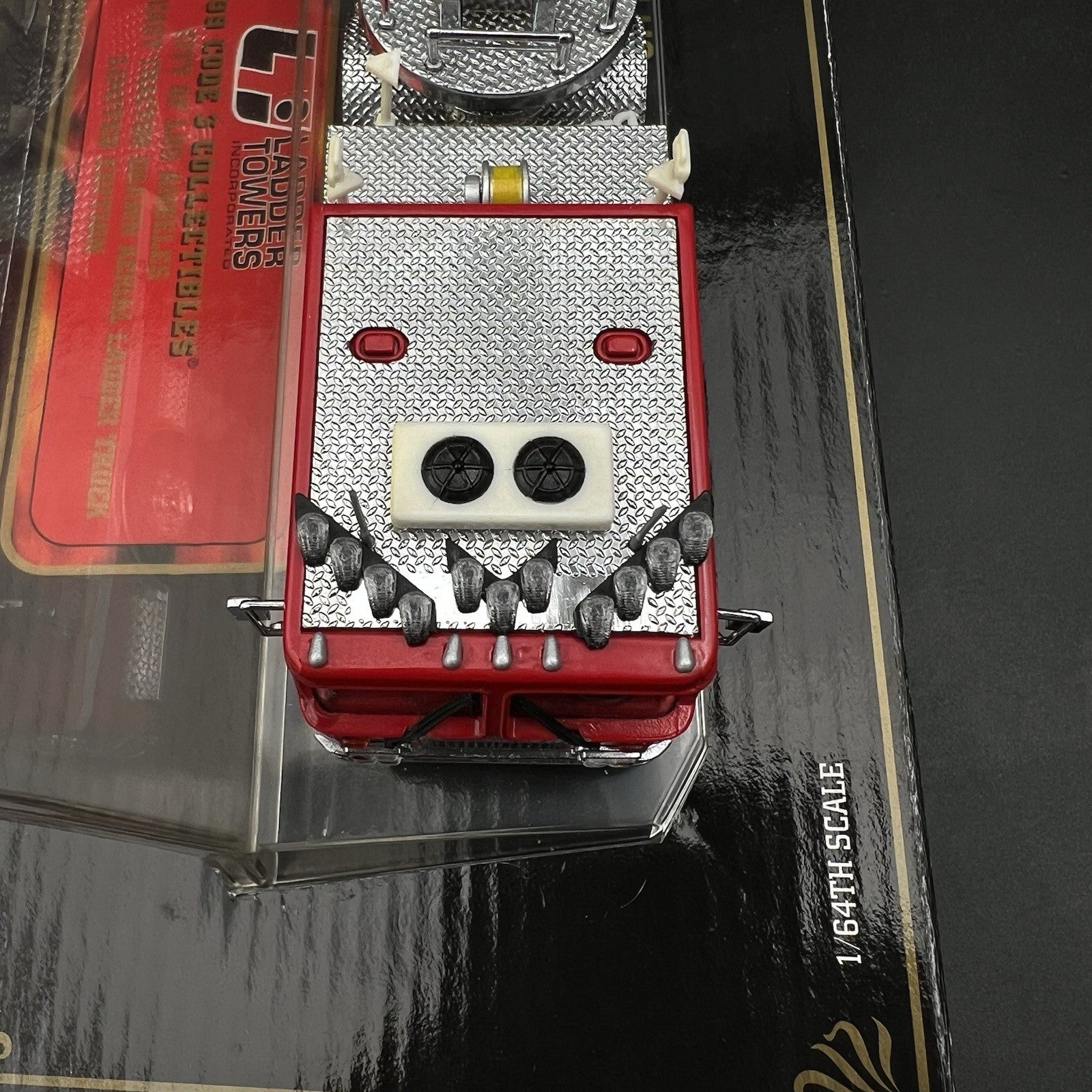 3 Pack 1/64 Clear Split Vector Lightbar Fire Truck Engine Ladder Code 3 Kitbash4
