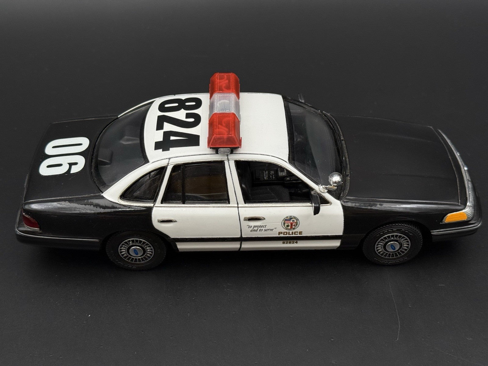 1/24 25 Scale Red Streethawk Lightbar New York Police Sheriff Fire 2464RClear7