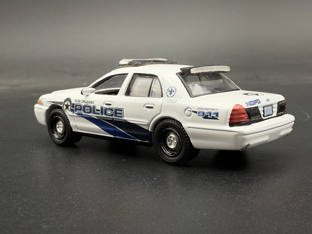 1/64 Front & Back Whelen Fast Trax Lightbars Police Greenlight Crown Victoria9