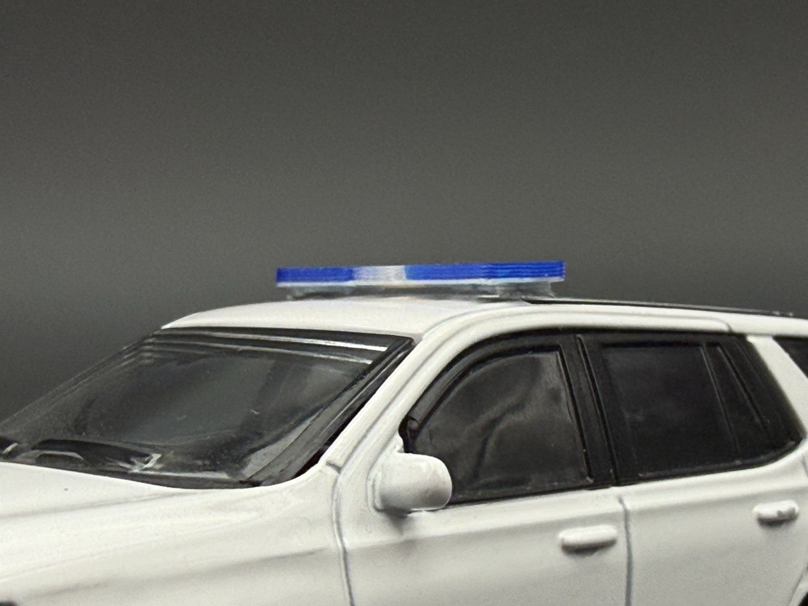 2 Pack 1/64 Scale Model Blue Clear Code 3 Defender Lightbar Police 6408BC2