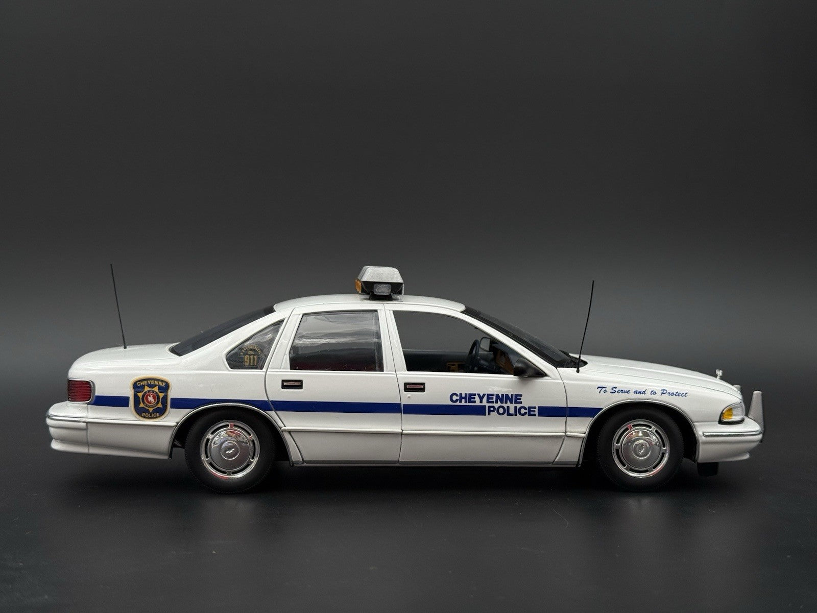 1/18 Scale Model Clear Streethawk Lightbar Police 1859ClearC9