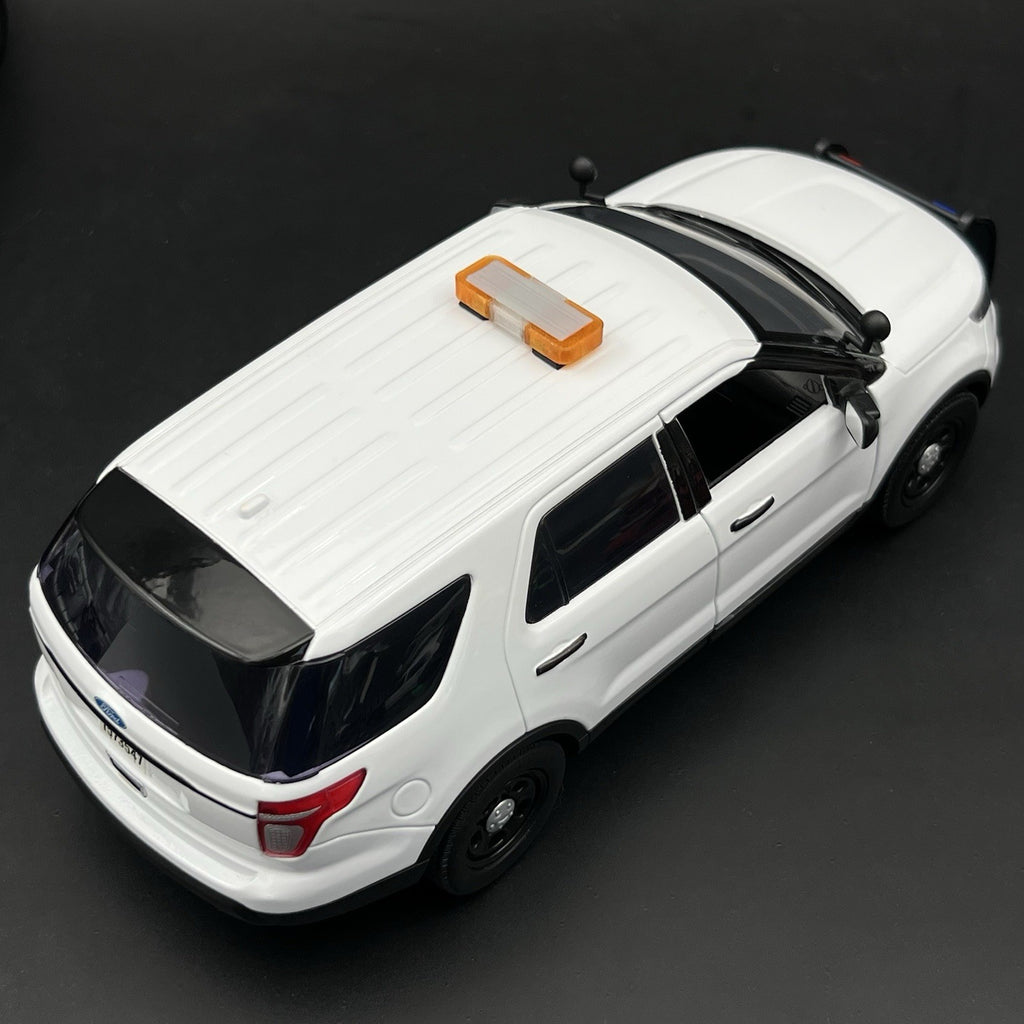 1/18 Mini Whelen Edge Lightbar Amber Clear Gray Top Cover10