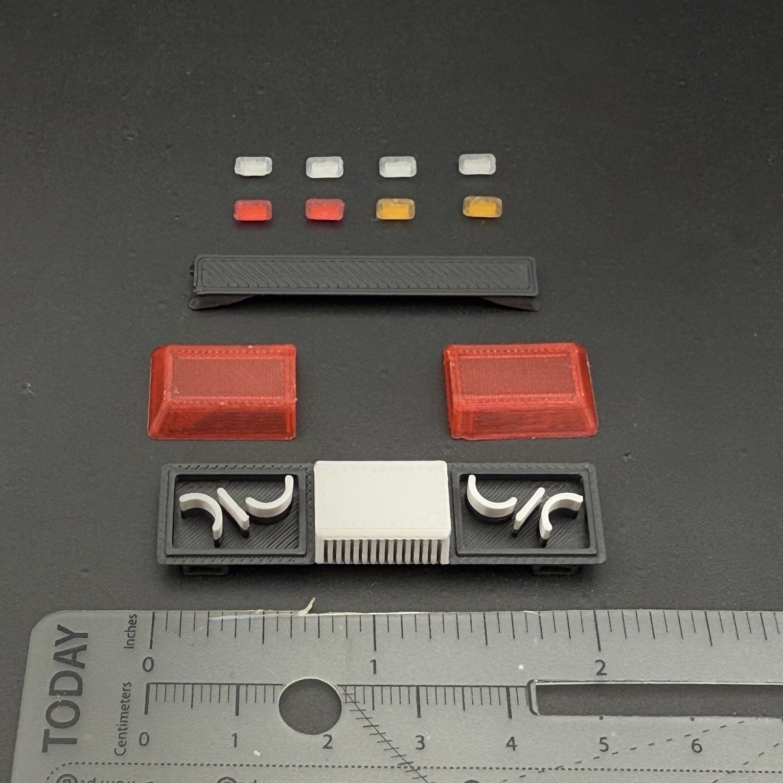 1/24 25 Scale Red Chrome Streethawk Lightbar New York Police Sheriff Fire1