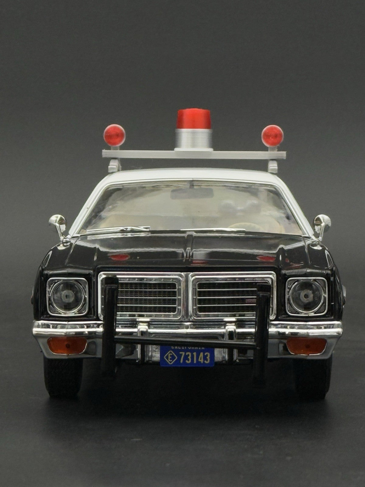 1/24 25 Scale Model Visibar CJ 184 284 Red Beacon Lollipop Police Light 2456RRR3