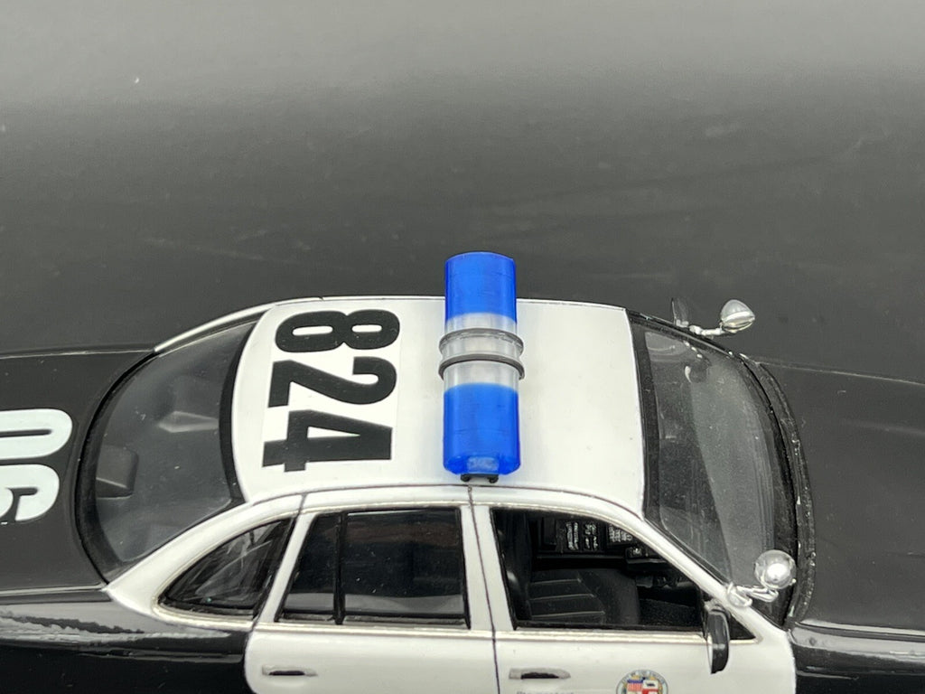 1/24 25 LED Ready Jetstrobe Jetstream Lightbar Blue Clear State Police Sheriff5