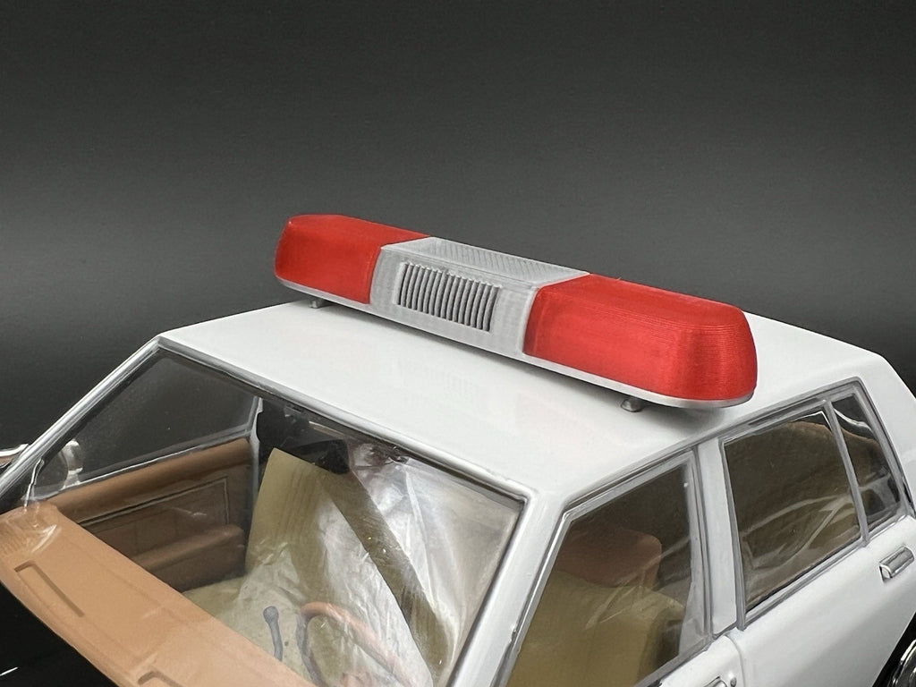 1/18 Extra Wide XL Red Whelen 80H 90H 8000 Lightbar Police Sheriff Fire4
