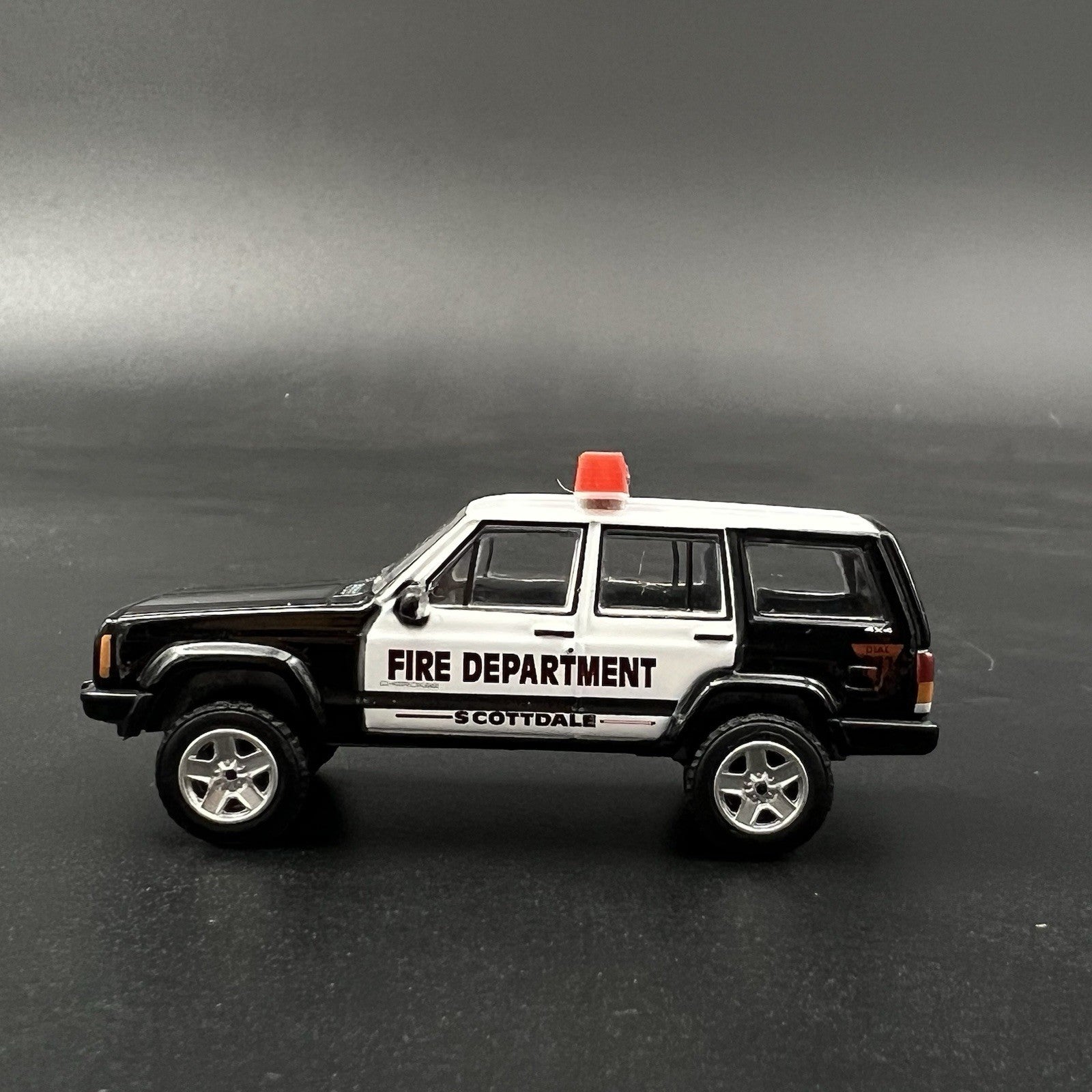 2 Pack 1/64 Red Federal Signal Twinsonic Lightbar Greenlight Police Sheriff Fire3