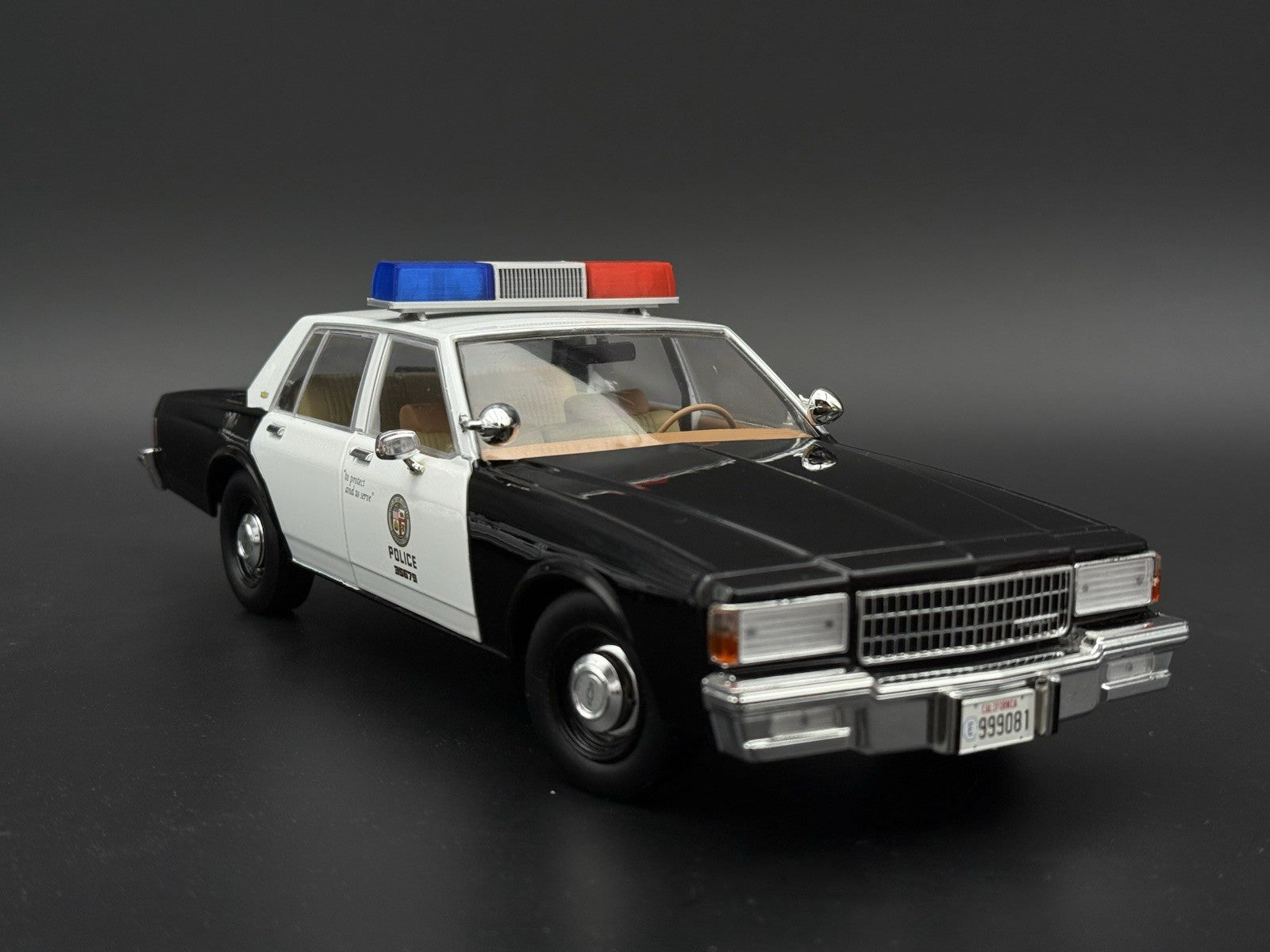 1/18 Blue Red California Twinsonic Lightbar Police Sheriff Highway Patrol 1821CA6