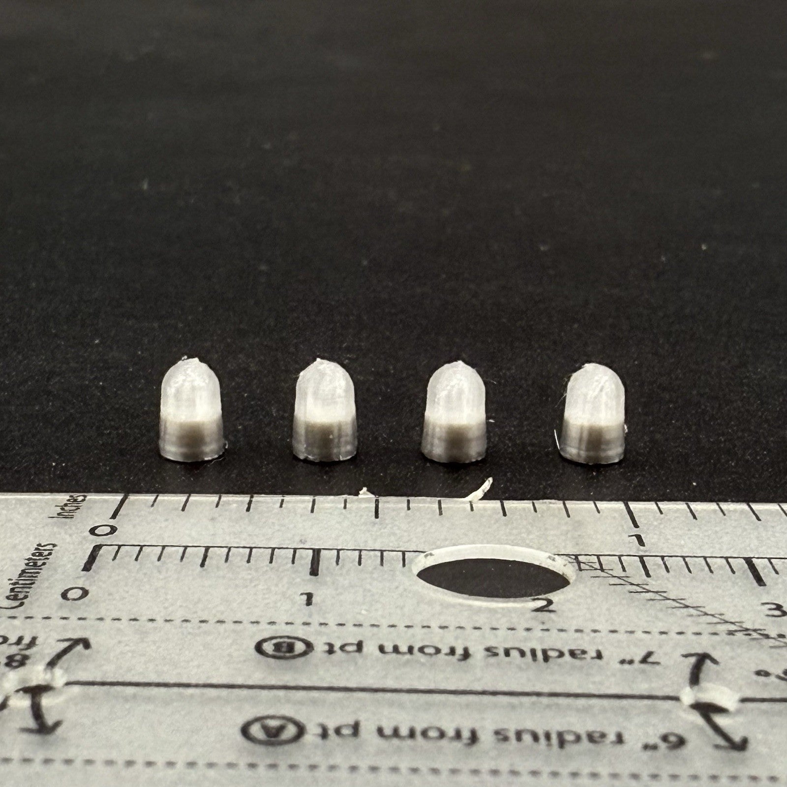 4 Pack 1/64 Vintage Clear Beacon Ray Lightbar Sheriff Police Fire Ambulance8