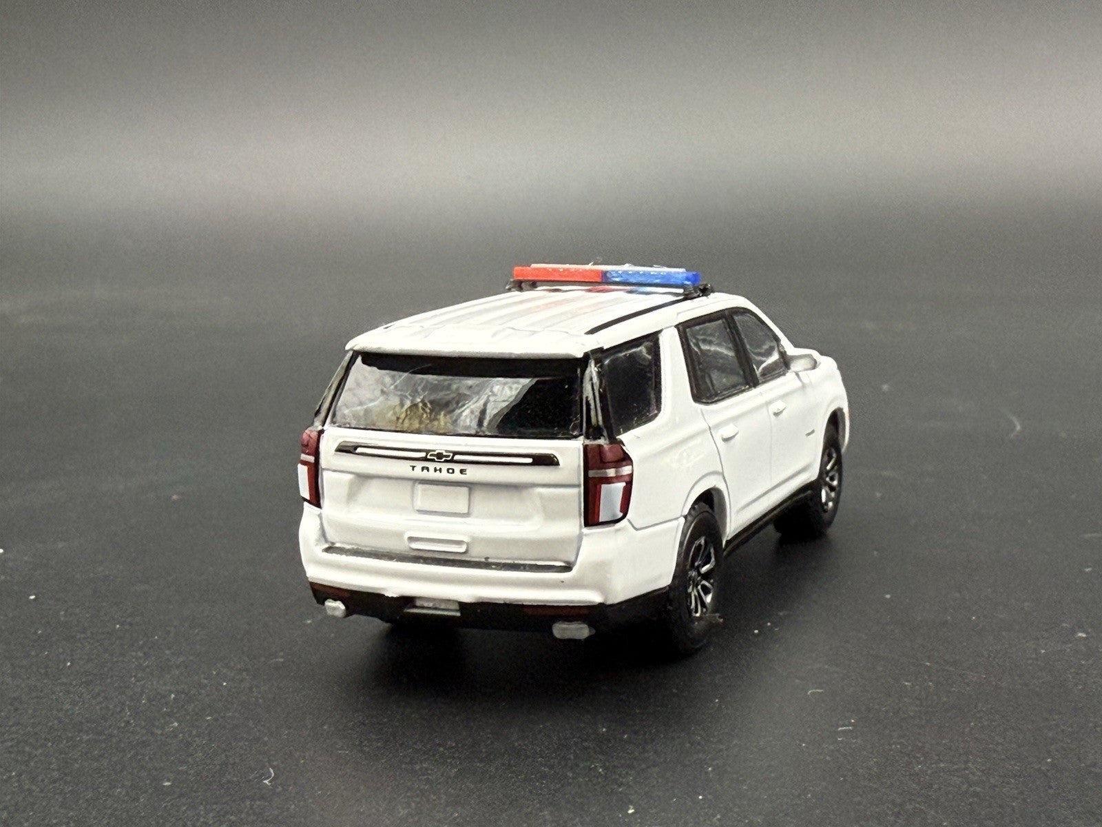 2-Pack 1/64 Scale Model Federal Valor Blue Red Lightbar Police Car 6401BR2