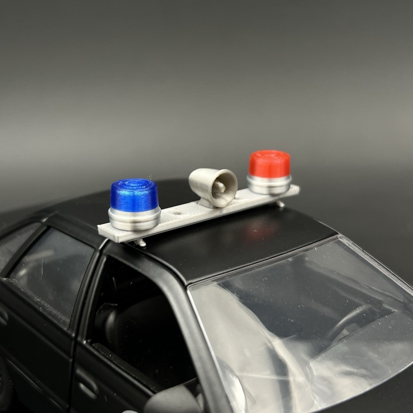 1/24 1/25 Blue Red Mars Skybolt Beacon Lightbar Siren Speaker Police Sheriff3