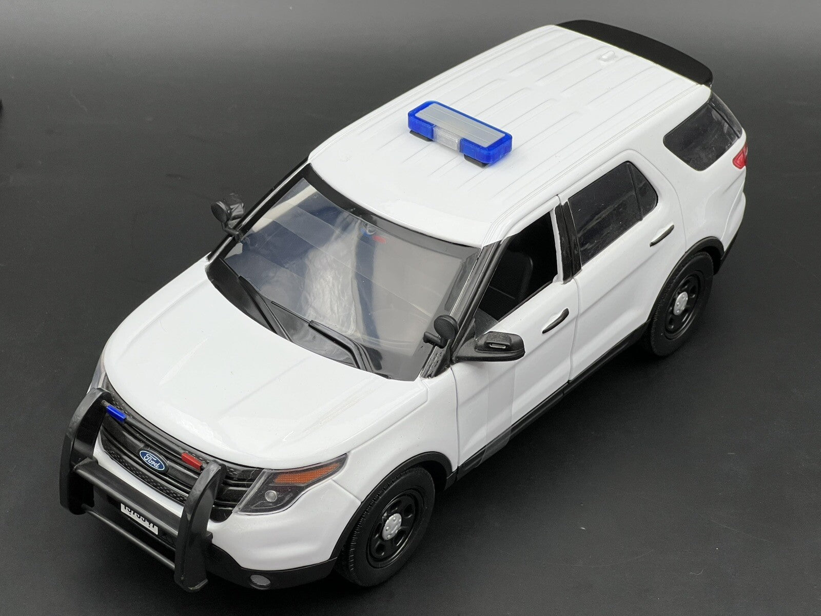 1/18 Mini Whelen Edge Lightbar Blue Gray Top Cover Honolulu Police Sheriff Fire5