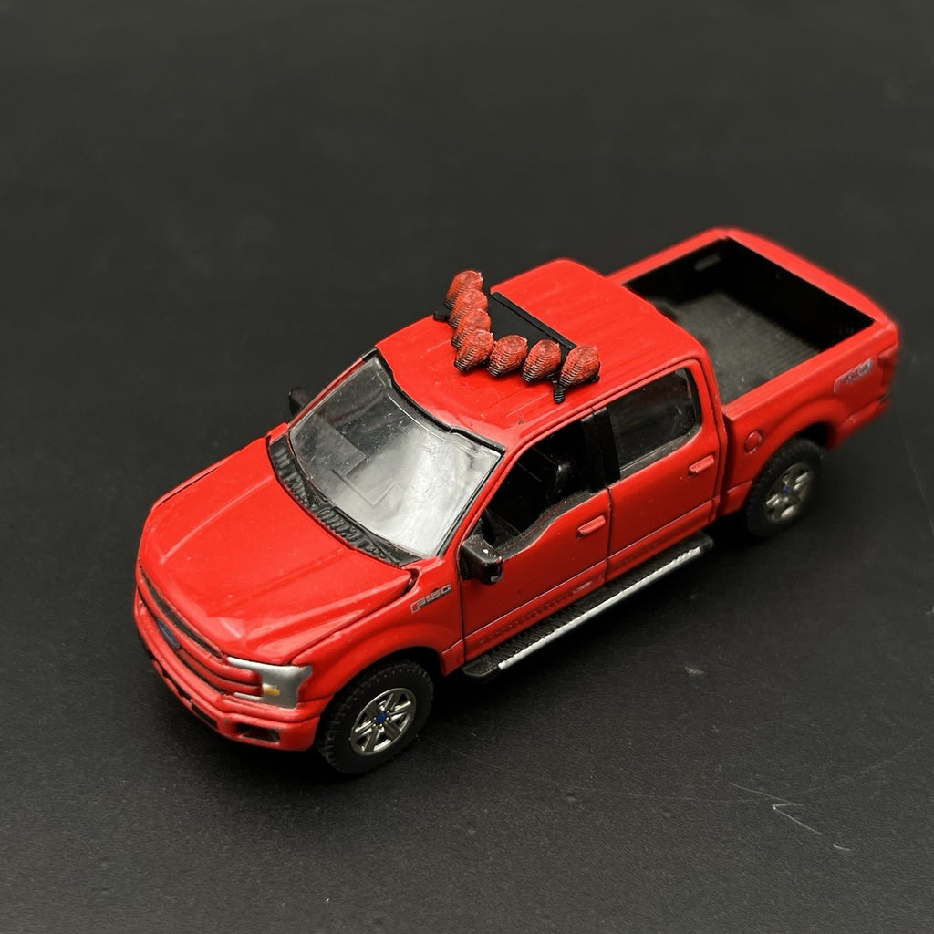 2 Pack 1/64 Red Vector Vision Lightbar Police Sheriff Fire EMS State Patrol7