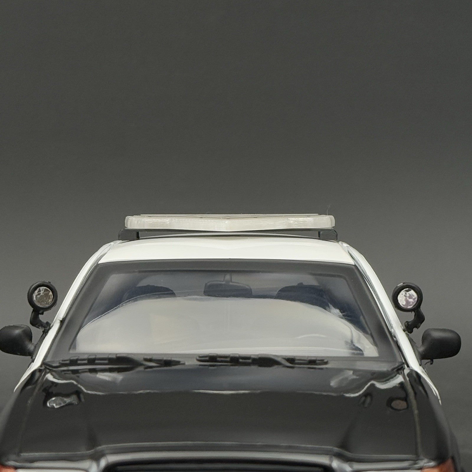 1/18 LED Ready Federal Signal Valor Lightbar Police Sheriff Motormax Sedan SUV9