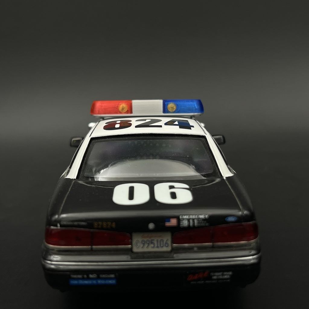 1/24 1/25 Blue Red Whelen 80H 90H 8000 Lightbar Police Sheriff Highway Patrol4