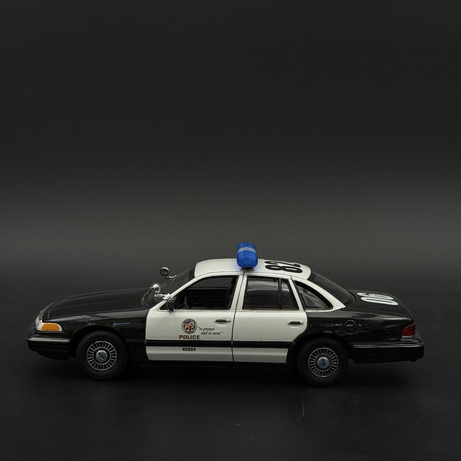 1/24 1/25 LED Ready AeroDynic Blue Clear Lightbar Police Sheriff State Trooper4