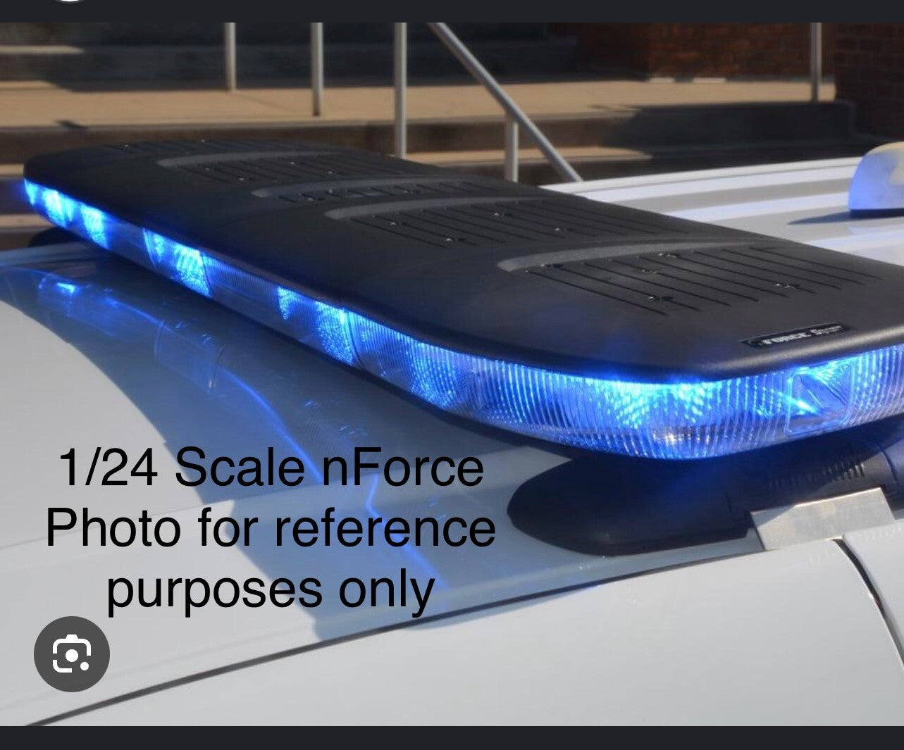 1/24 25 27 LED Ready nForce Black Lightbar Sheriff Highway Patrol Police19