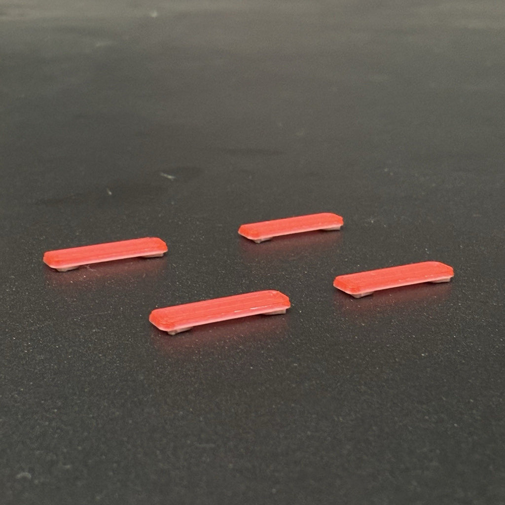 4 Pack 1/87 HO Scale Red LED Style Whelen Lightbar Police Car Fire Ambulance10