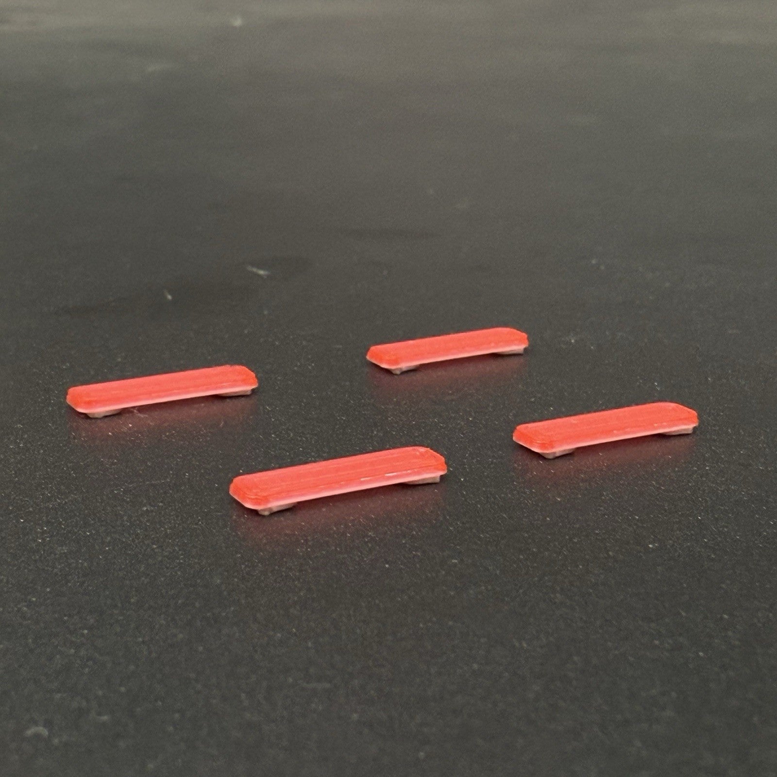 4 Pack 1/87 HO Scale Red LED Style Whelen Lightbar Police Car Fire Ambulance10