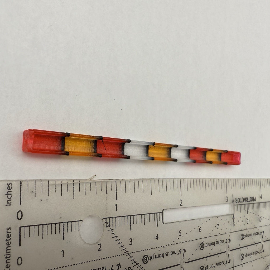 1/43 Scale Model Red Amber Clear Whelen 4500 Box Ambulance Light Fire 4345RCA2