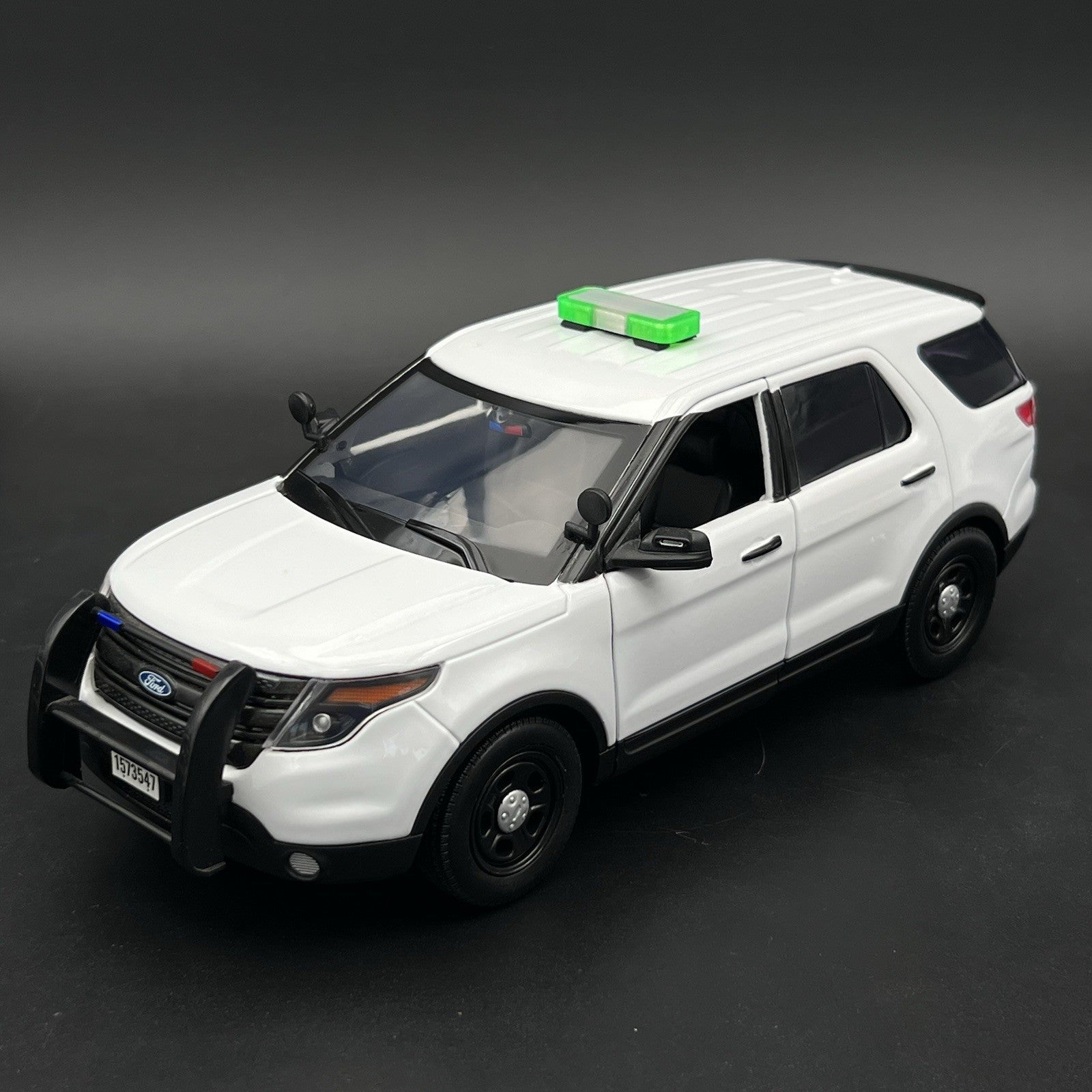 1/18 Mini Whelen Edge Lightbar Clear Green Gray Top Cover7