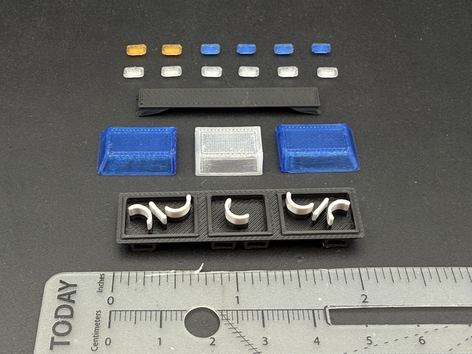 1/24 25 Scale Blue Clear Streethawk Lightbar Police 24641