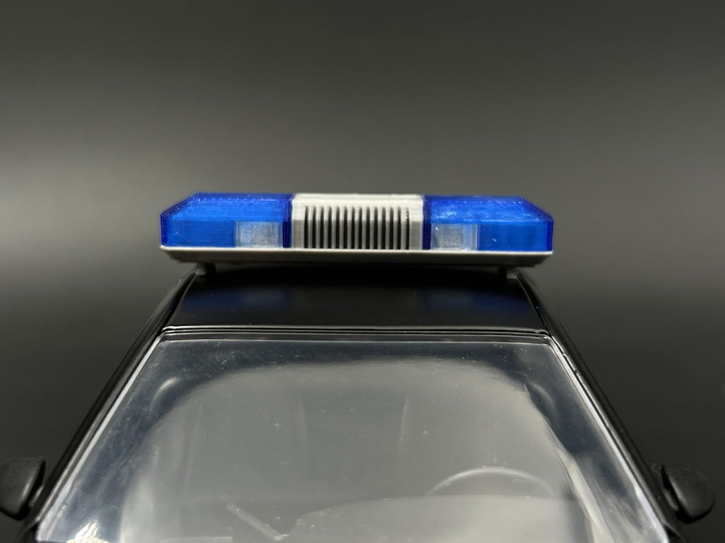 1/24 1/25 Blue Smith Wesson 8780 8880 8980 Lightbar Police Sheriff Fire16