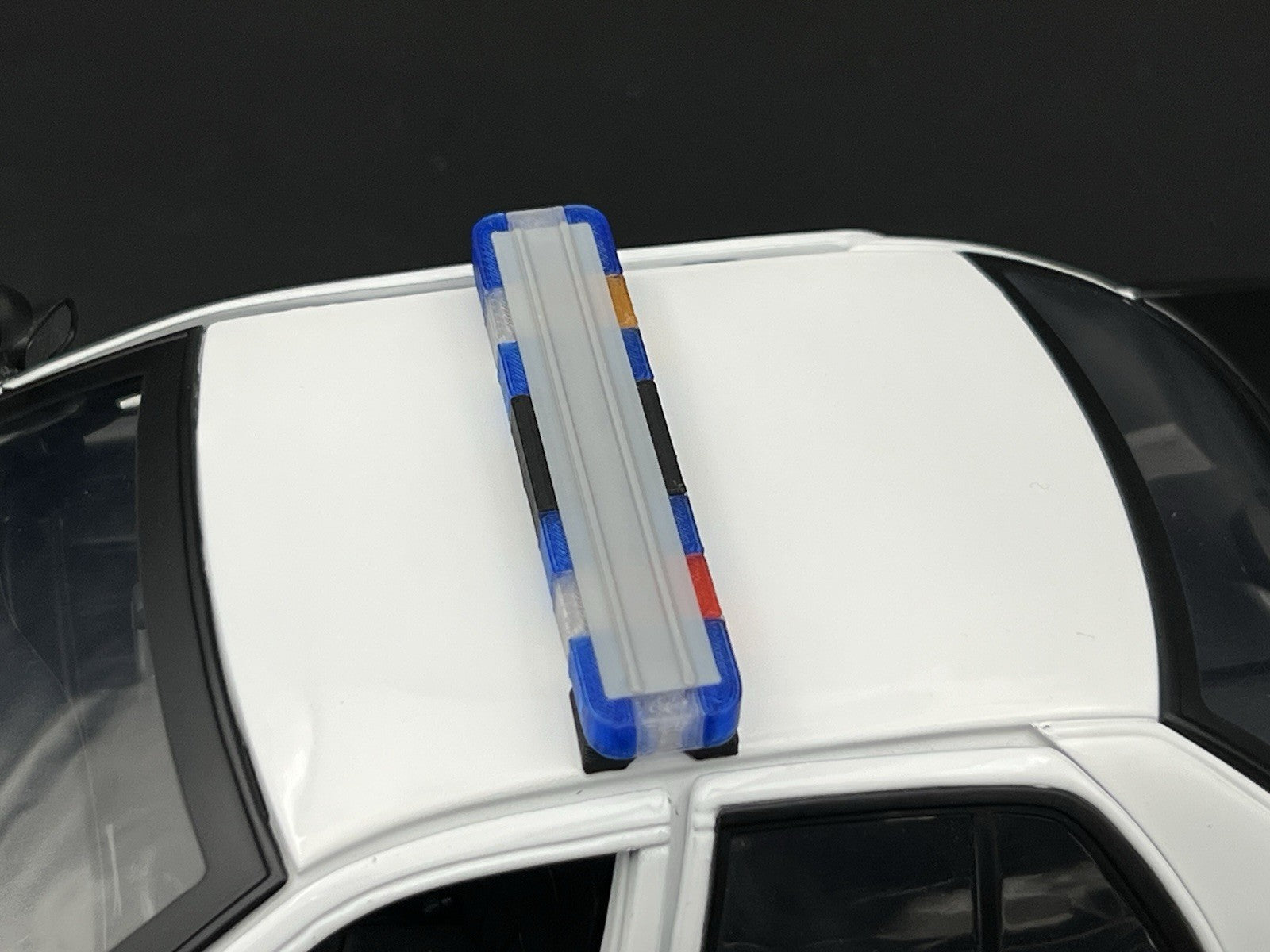 1/18 Scale LED Ready Whelen Edge United Kingdom Police Lightbar Blue Red 1812 UK13