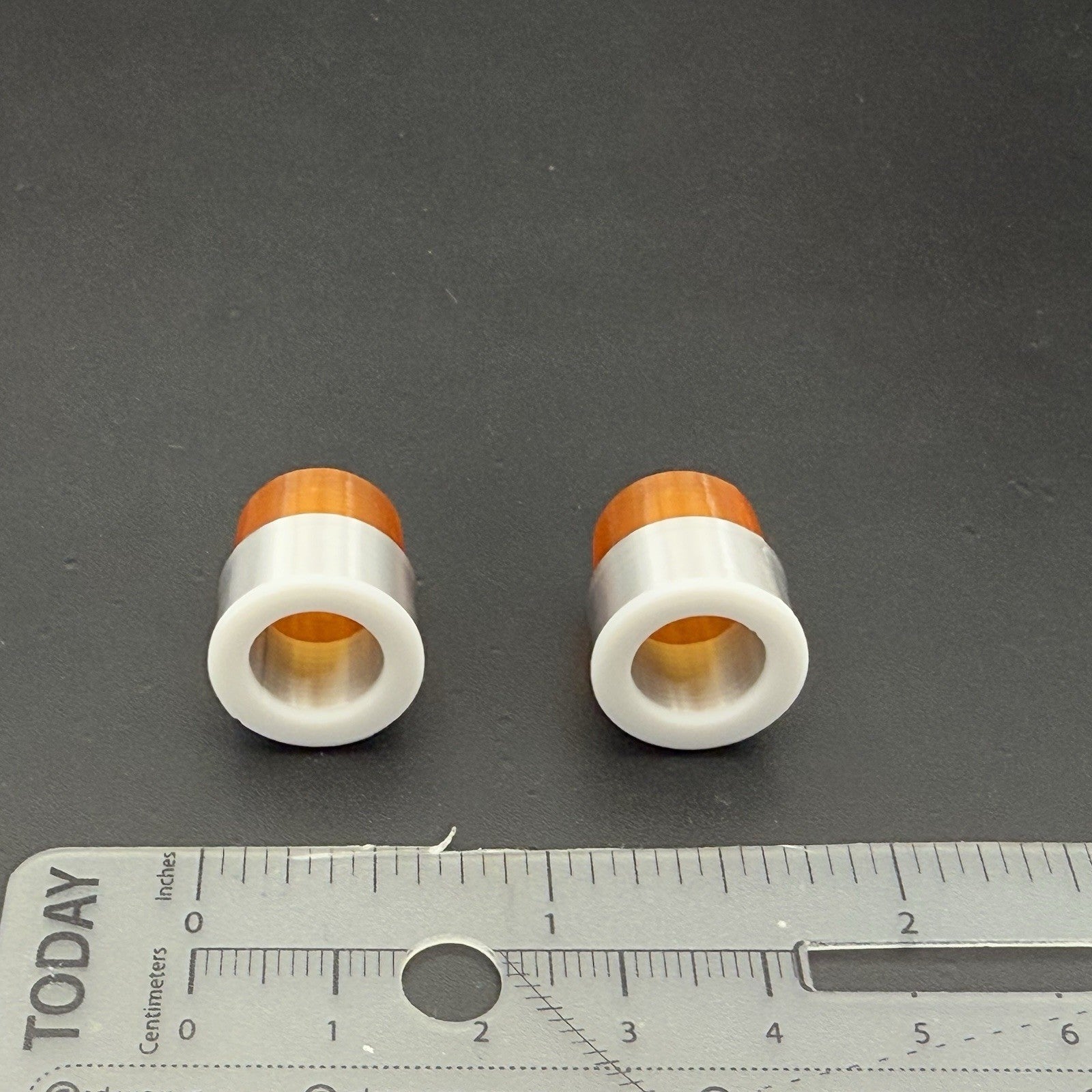 2 Pack 1/18 LED Ready Federal CJ 184 284 Amber Beacon Tow Work Truck Security2