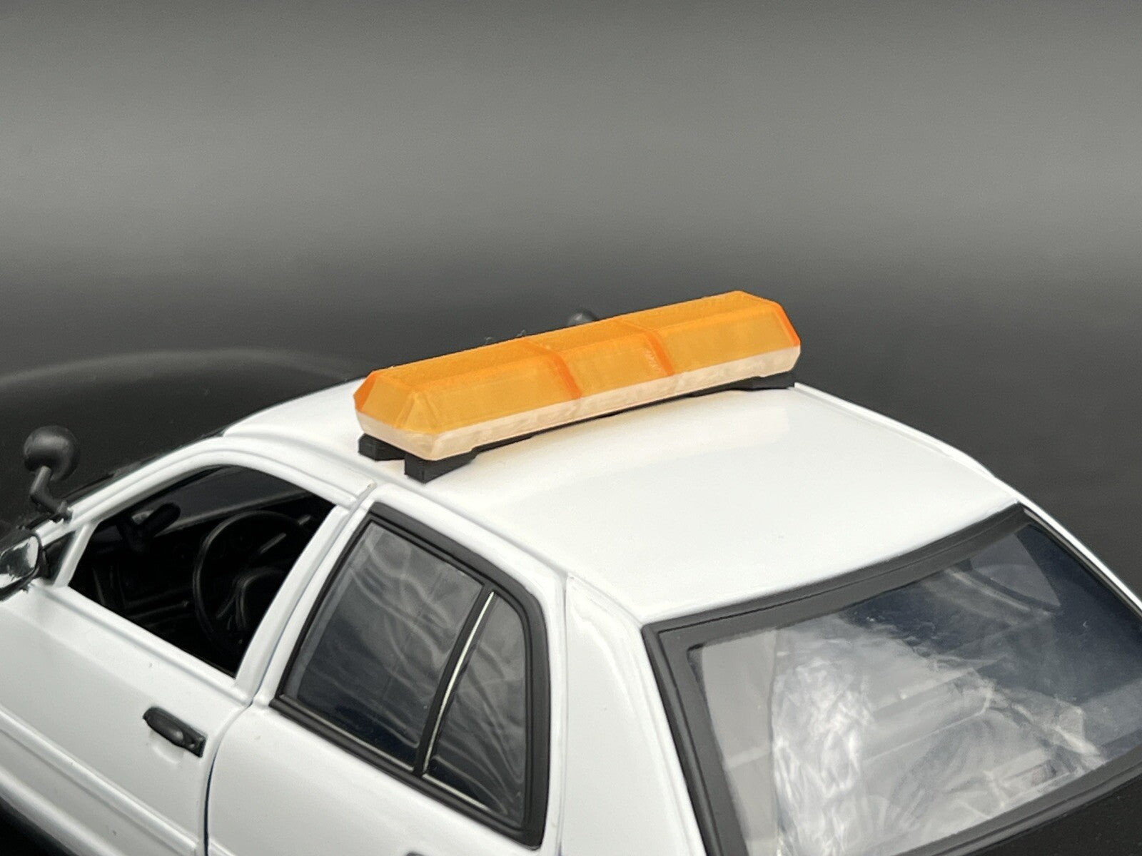 1/24 Scale Model LED Compatible Amber Code 3 MX7000 Lightbar Security Work 2414A6