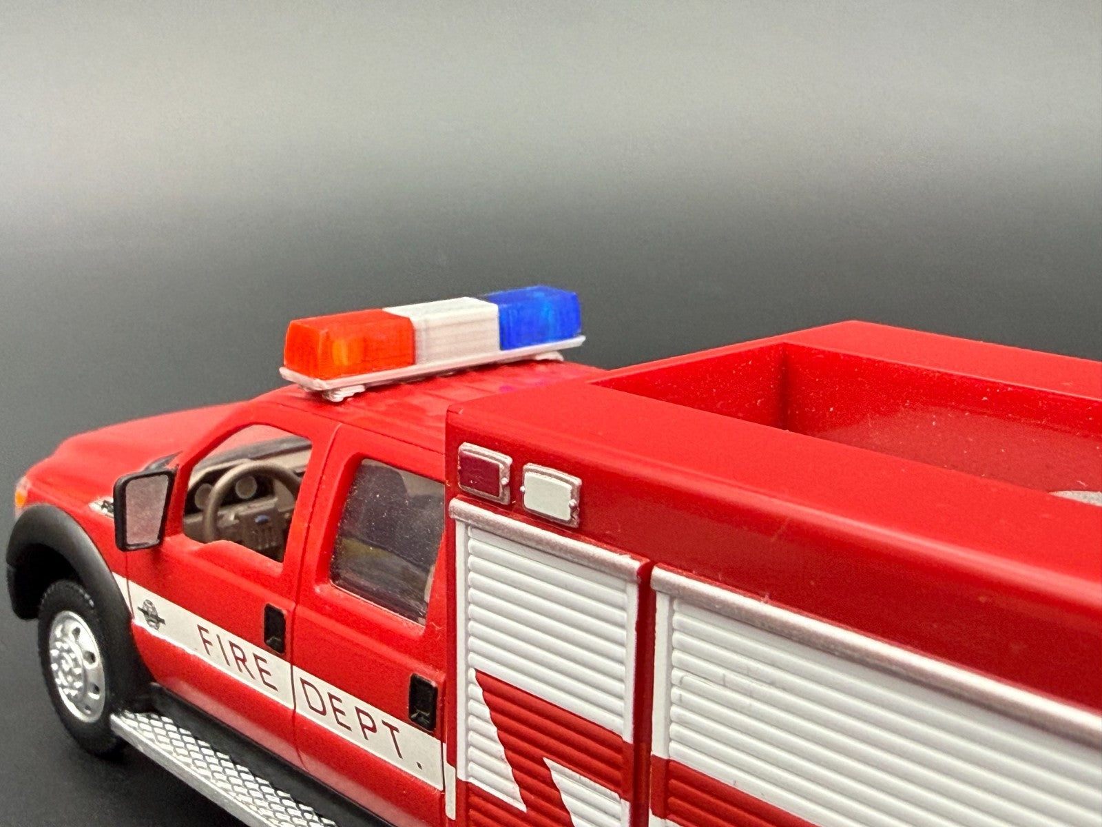 2 Pack 1/50 48 Scale Blue Red California Twinsonic Lightbar Police Fire 5015CA2