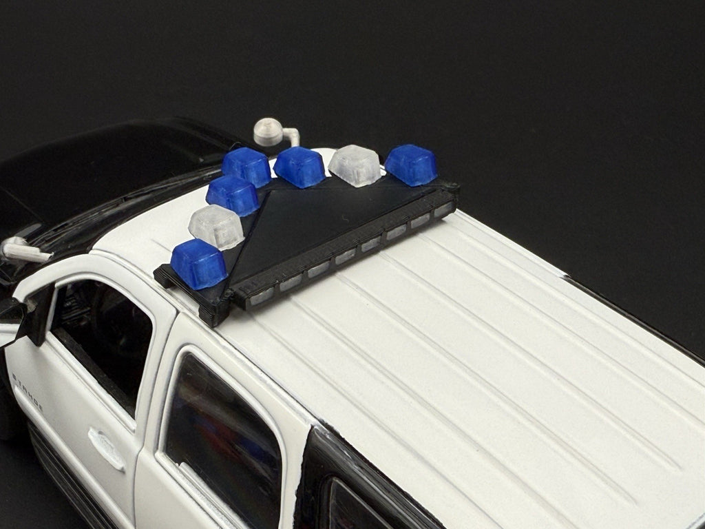 1/24 LED Ready FHP Federal Vector Vision Lightbar Florida Highway Patrol Police13