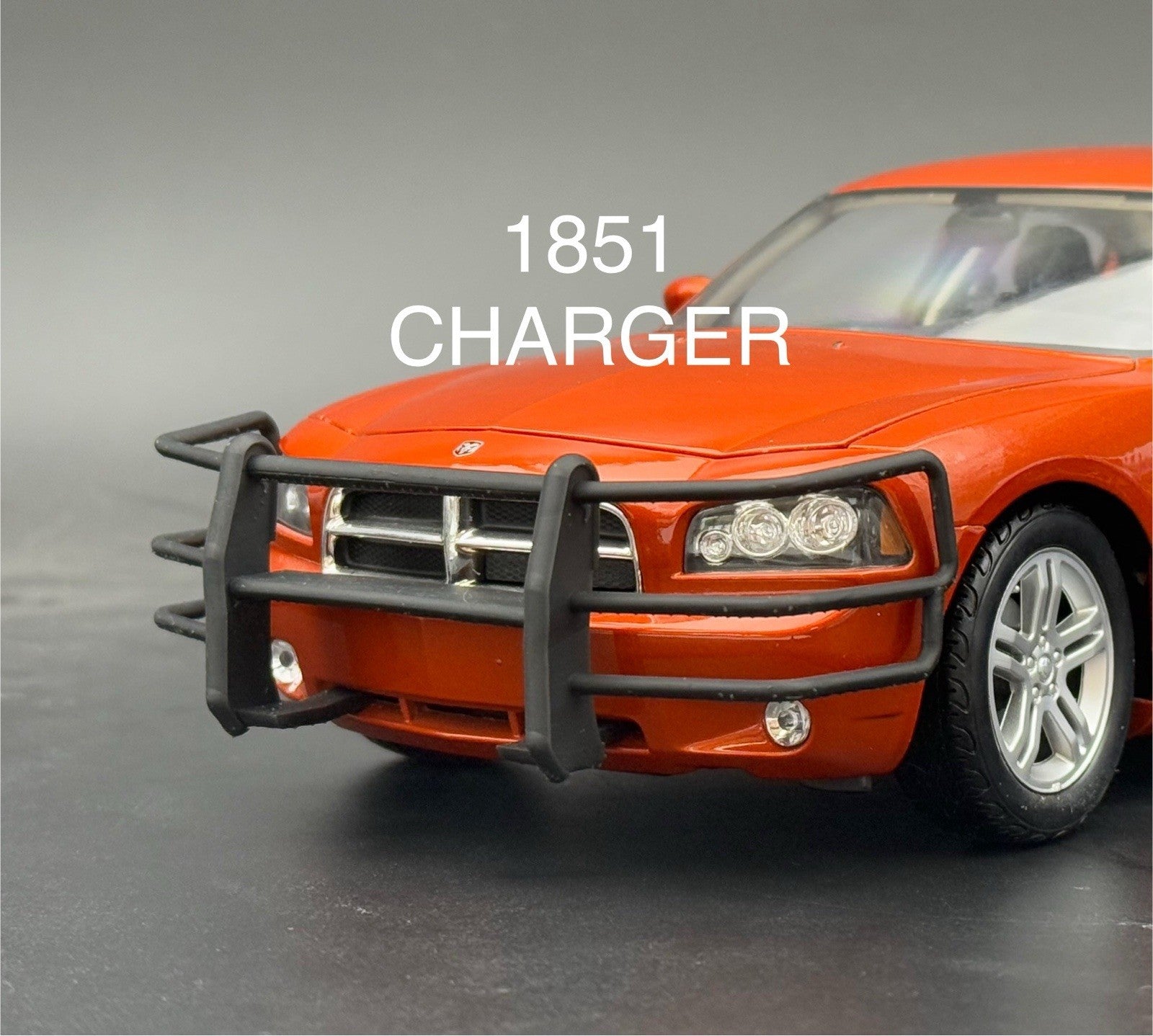1/18 Go Rhino Wrap Around Push Bumper Pushbar Welly Dodge Charger Police 18510