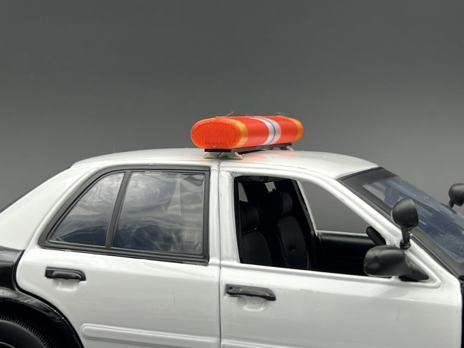 1/18 LED Ready AeroDynic Lightbar Red Clear Amber Police Sheriff Fire9