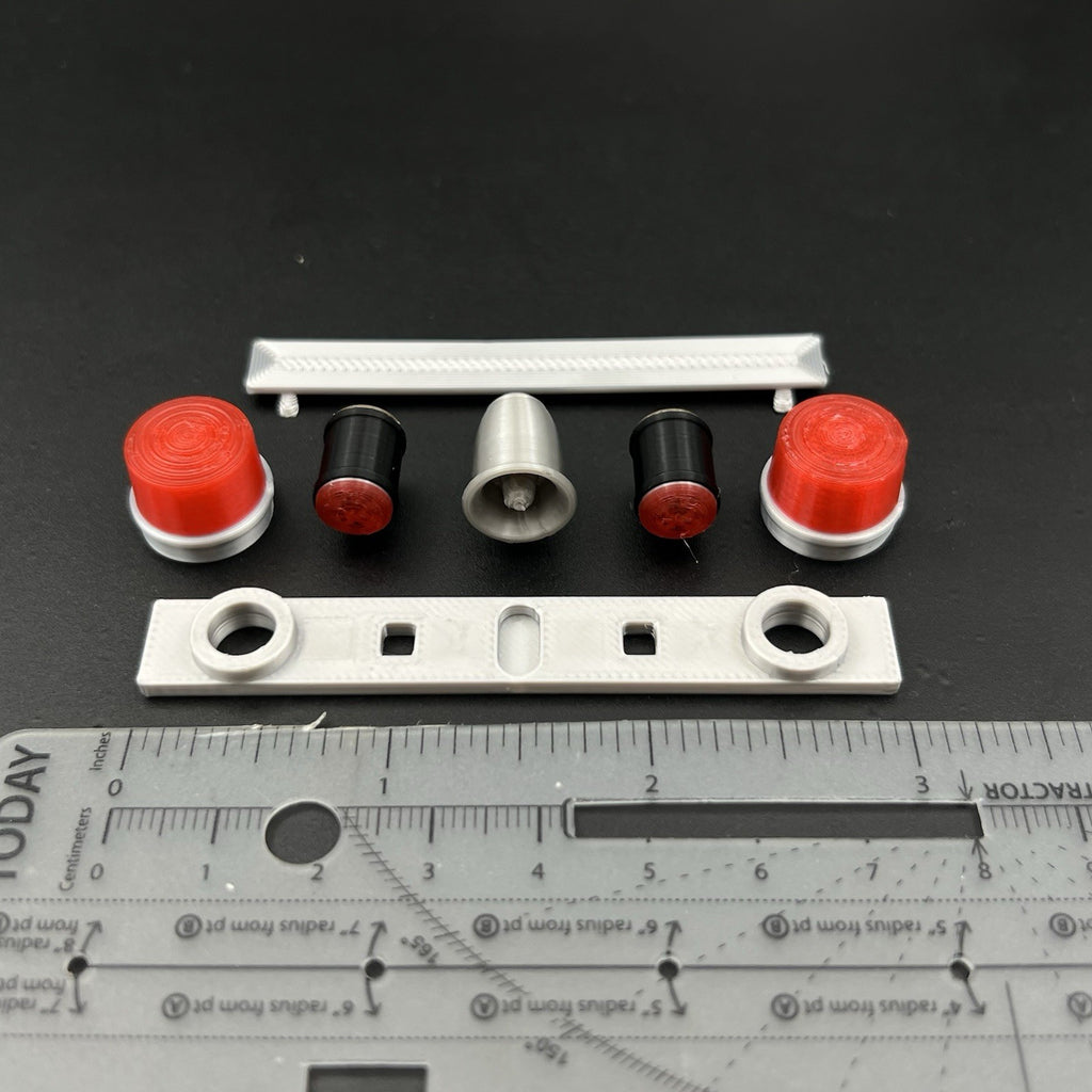 1/18 Red Mars Skybolt Beacon Lightbar Siren Speaker Police Sheriff Fire2