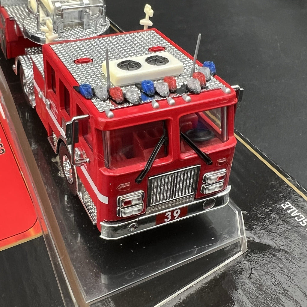 3 Pack 1/64 Blue Red Split Vector Lightbar Fire Truck Engine Police Code 37