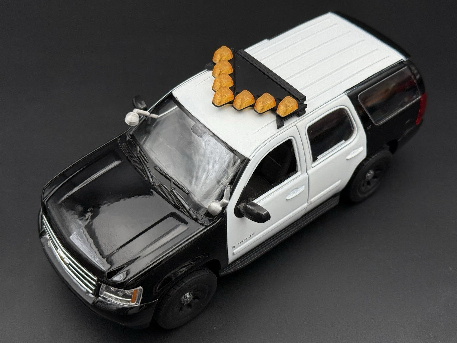1/24 25 Scale Model LED Ready Amber Federal Vector Lightbar Tow Security 2432A4