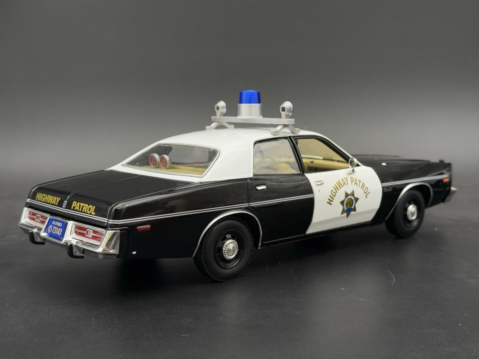 1/18 LED Ready Federal Visibar CJ 184 284 Blue Beacon Blue Lollipop Police Light9
