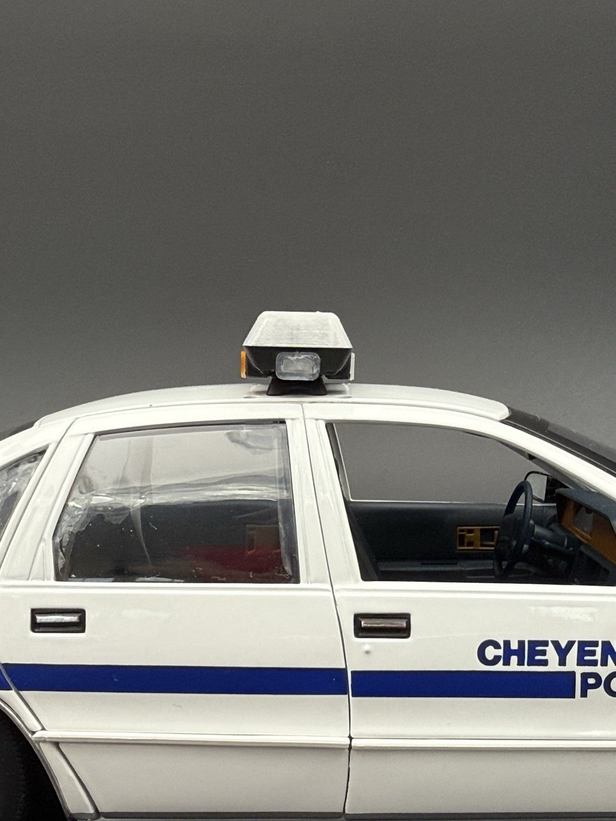 1/18 Scale Model Clear Streethawk Lightbar Police 1859ClearC10