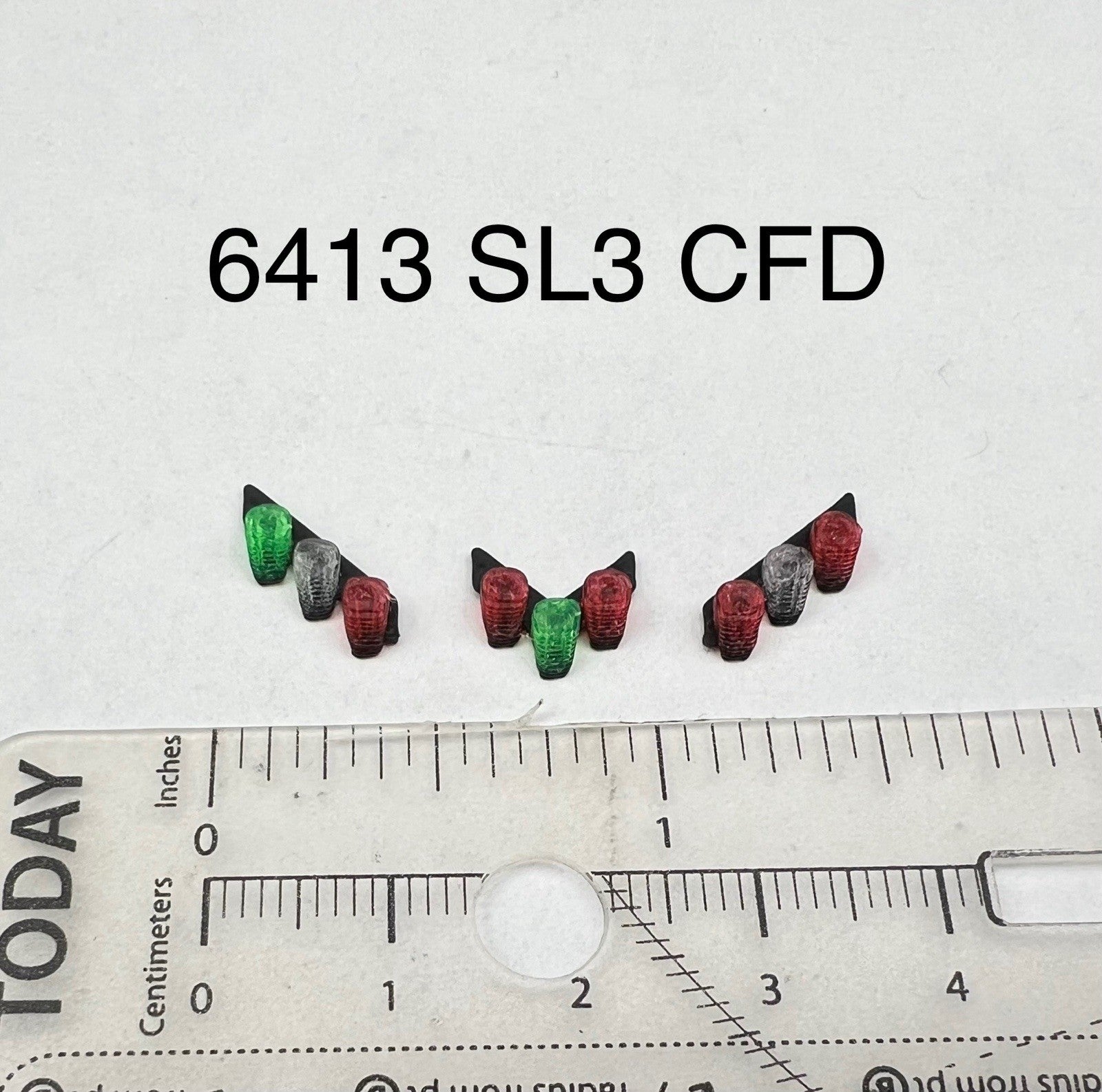 3 Pack 1/64 Chicago Fire CFD Green Red Split Vector Lightbar Truck Engine Code 30