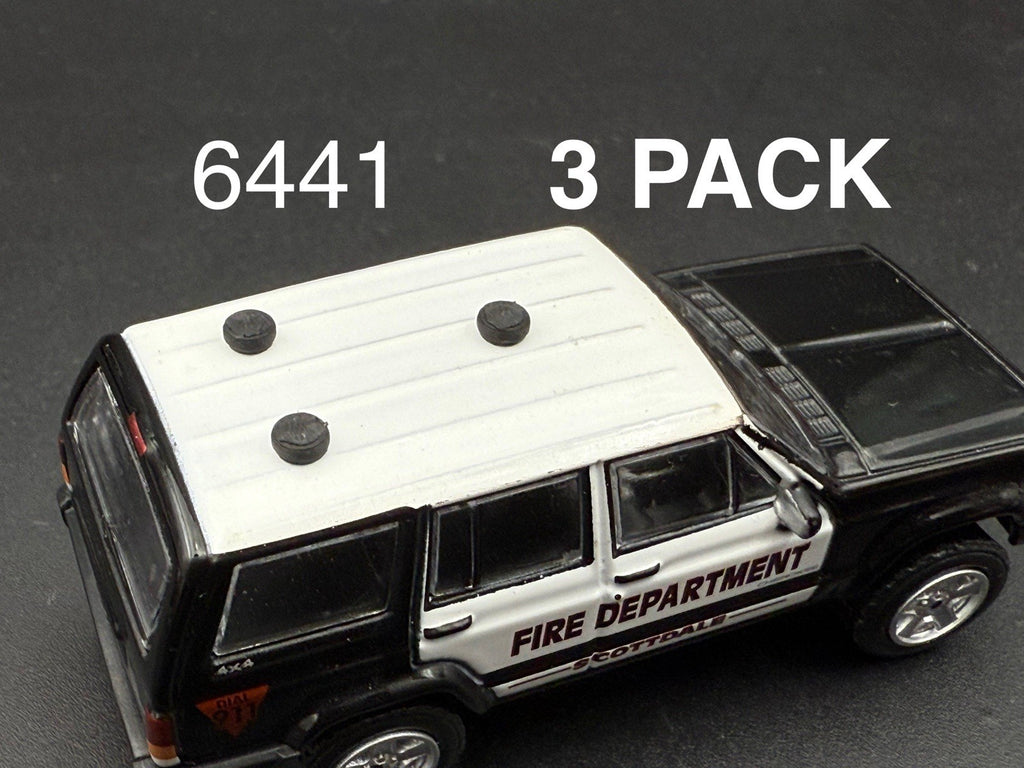 3 Pack 1/64 Circular Style GPS Data Pancake Antenna Police Fire EMS Car0